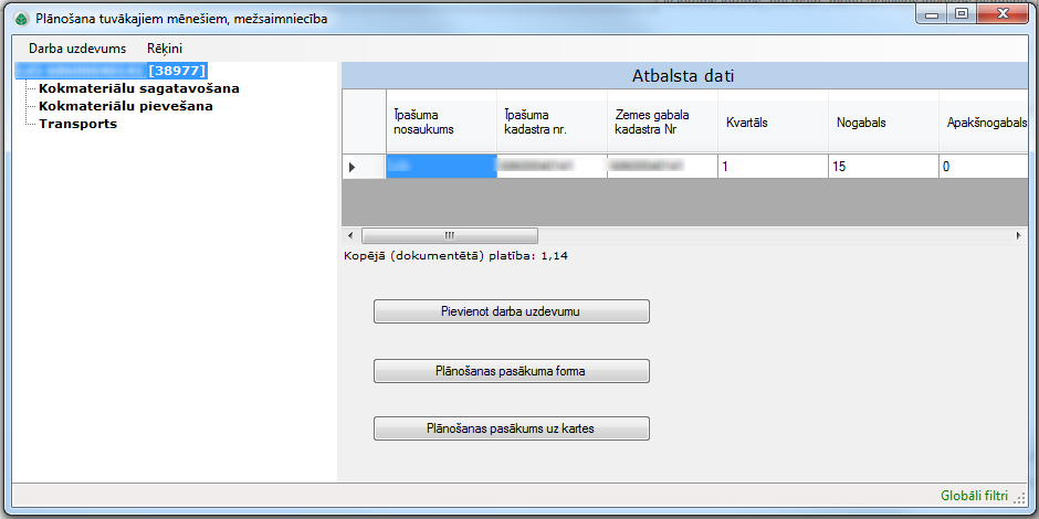 Operatīvās plānošanas veidlapa